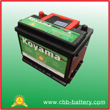 Batería de coche auto de la batería del precio 55AH 12V de la fábrica de Guangzhou